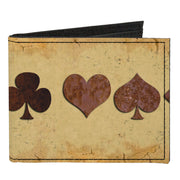 Canvas Bi-Fold Wallet - Suits Tan Stone Canvas Bi-Fold Wallets Buckle-Down   