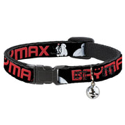 Cat Collar Breakaway - BAYMAX Poses Black White Red Breakaway Cat Collars Disney   