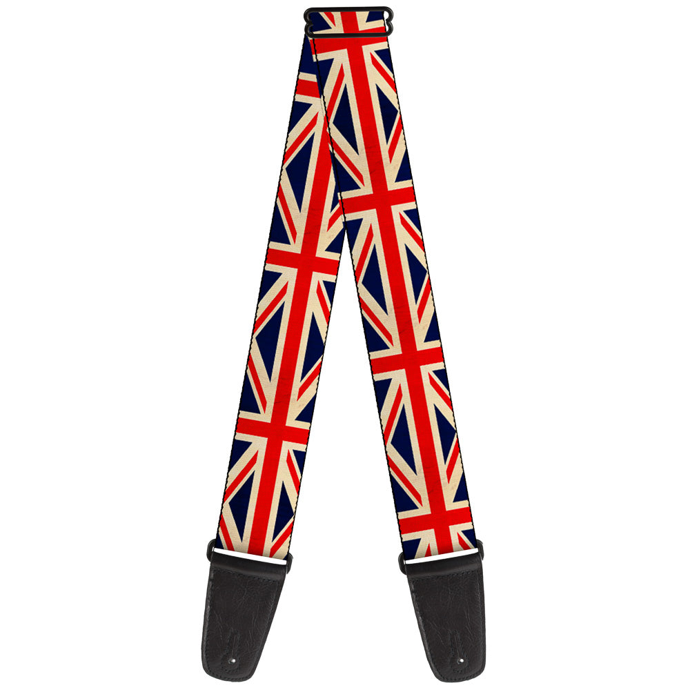 Guitar Strap - Vintage United Kingdom Flags Guitar Straps Buckle-Down   