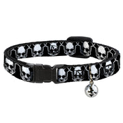 Cat Collar Breakaway - Panda Skulls Breakaway Cat Collars Buckle-Down   