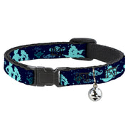Cat Collar Breakaway - Aladdin & Jasmine Silhouette A WHOLE NEW WORLD Breakaway Cat Collars Disney   