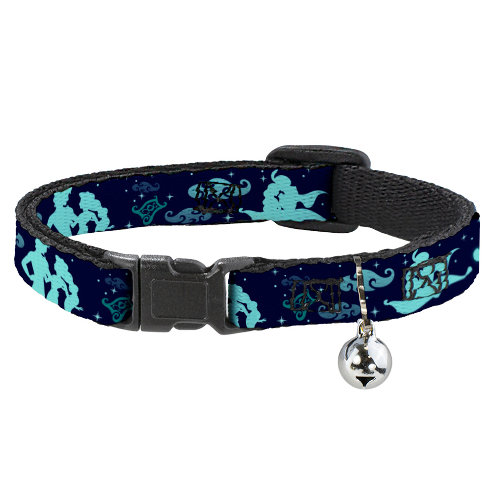 Cat Collar Breakaway - Aladdin & Jasmine Silhouette A WHOLE NEW WORLD Breakaway Cat Collars Disney   