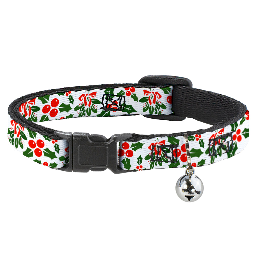 Cat Collar Breakaway - Holly & Mistletoe Breakaway Cat Collars Buckle-Down   