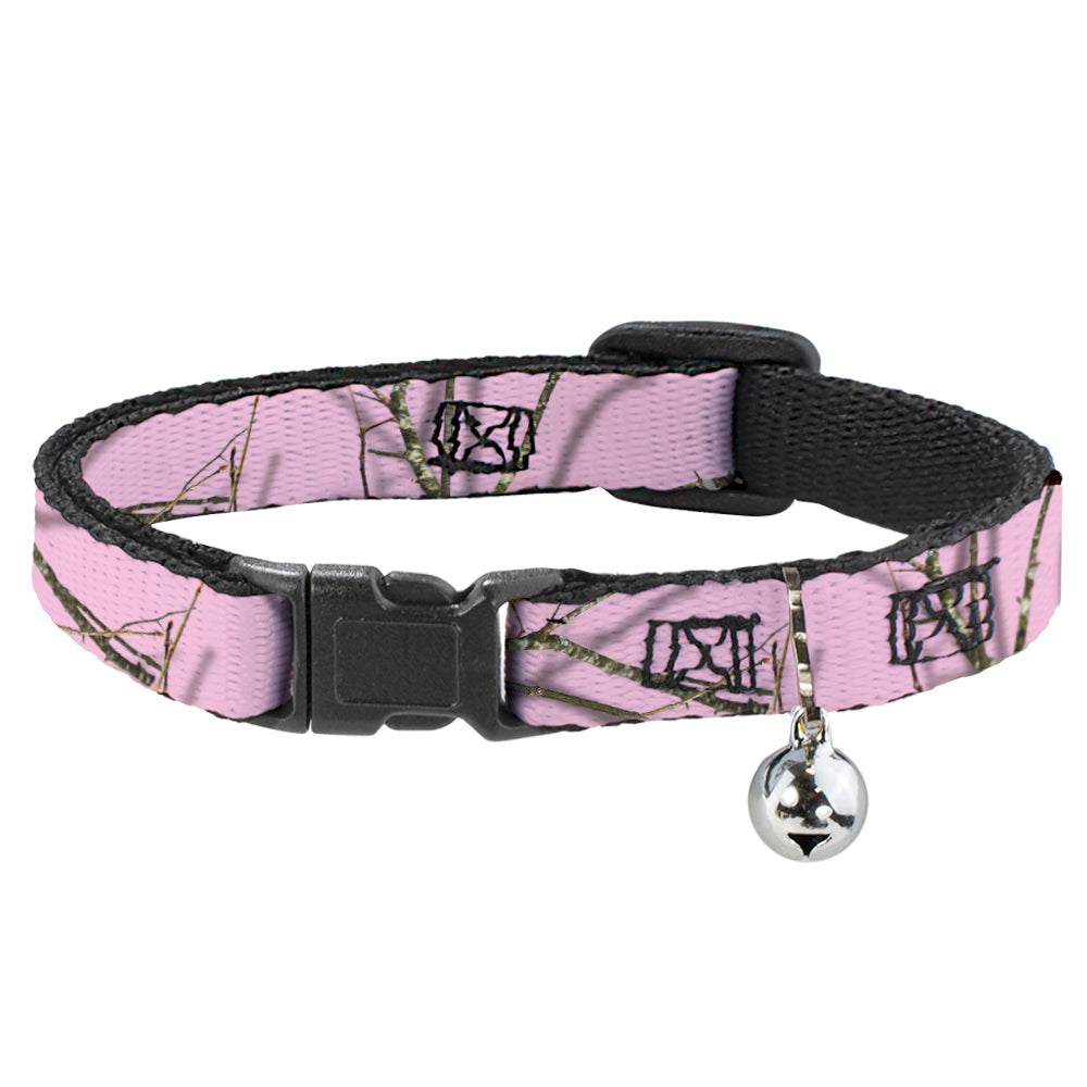 Cat Collar Breakaway - Mossy Oak Country Roots Camo Baby Pink Breakaway Cat Collars Mossy Oak   