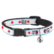 Cat Collar Breakaway - Chicago Flags Breakaway Cat Collars Buckle-Down   
