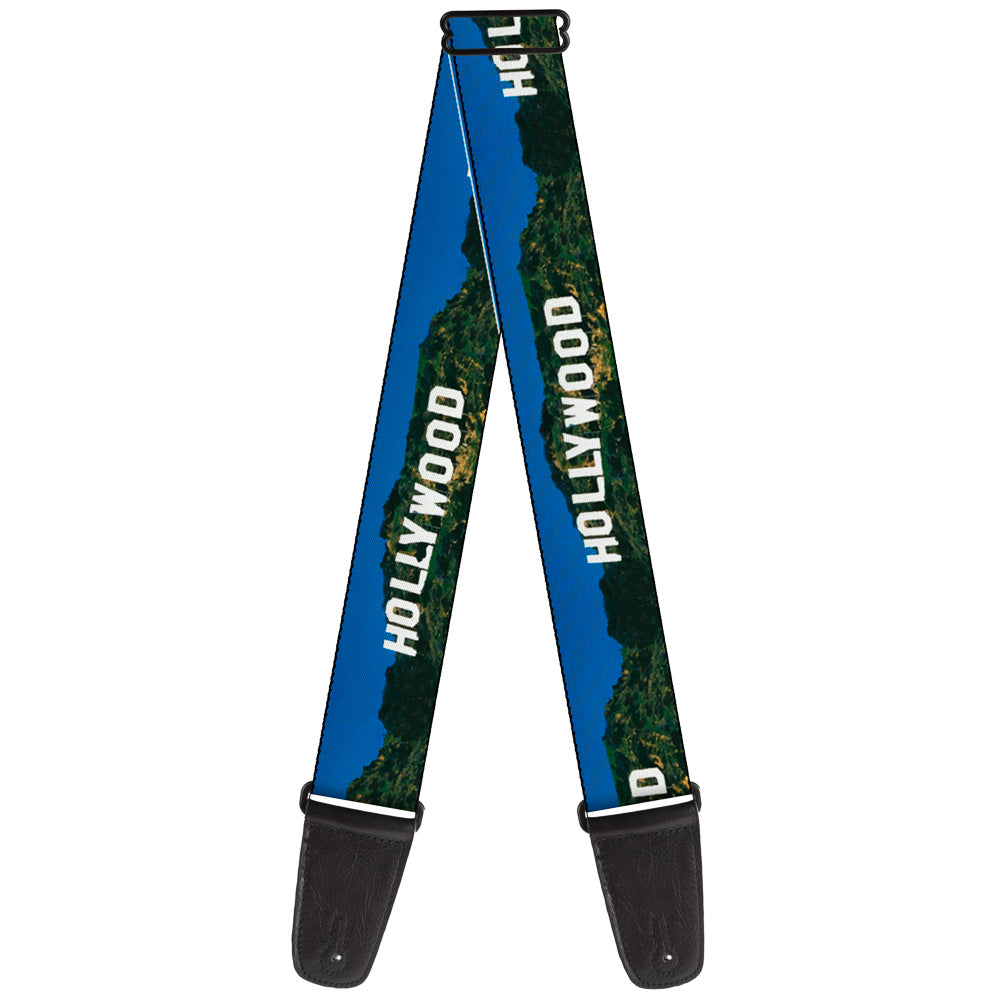 Guitar Strap - Vivid HOLLYWOOD Sign Guitar Straps Buckle-Down   