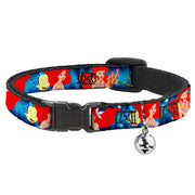 Cat Collar Breakaway - The Little Mermaid Under the Sea Scenes Breakaway Cat Collars Disney   