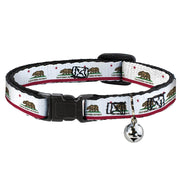 Cat Collar Breakaway - California Flag Continuous Breakaway Cat Collars Buckle-Down   