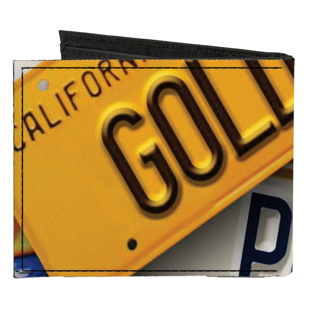 Canvas Bi-Fold Wallet - Cali License Plates Stacked Canvas Bi-Fold Wallets Buckle-Down   