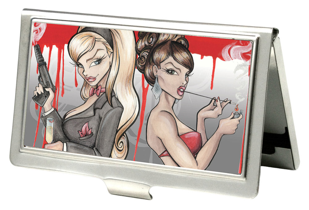 Business Card Holder - SMALL - Bond Girls FCG Business Card Holders Sexy Ink Girls   