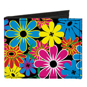 Canvas Bi-Fold Wallet - Americana Federal Reserve Seal Weathered Gray Black Canvas Bi-Fold Wallets Buckle-Down   