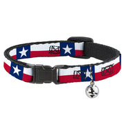 Cat Collar Breakaway - Texas Flag Continuous Repeat Breakaway Cat Collars Buckle-Down   