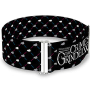 Cinch Waist Belt - FANTASTIC BEASTS THE CRIMES OF GRINDELWALD Baby Niffler Monogram Black Silver Pink Blue Womens Cinch Waist Belts Fantastic Beasts and Where to Find Them REGULAR - 23-44"