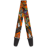 Guitar Strap - Truth and Justice Orange Guitar Straps Buckle-Down   
