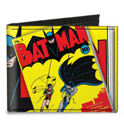 Canvas Bi-Fold Wallet - Classic BATMAN Issue #1 Robin & Batman Logo CLOSE-UP Cover Pose Canvas Bi-Fold Wallets DC Comics   