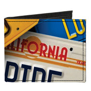 Canvas Bi-Fold Wallet - Cali License Plates Stacked Canvas Bi-Fold Wallets Buckle-Down   