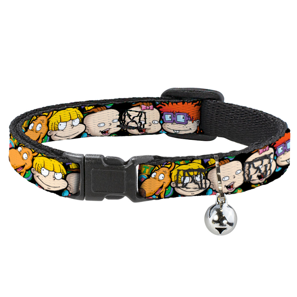 Cat Collar Breakaway with Bell - Rugrats Character Faces CLOSE-UP Breakaway Cat Collars Rugrats