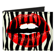 Canvas Bi-Fold Wallet - Mouth Zebra Canvas Bi-Fold Wallets Buckle-Down   