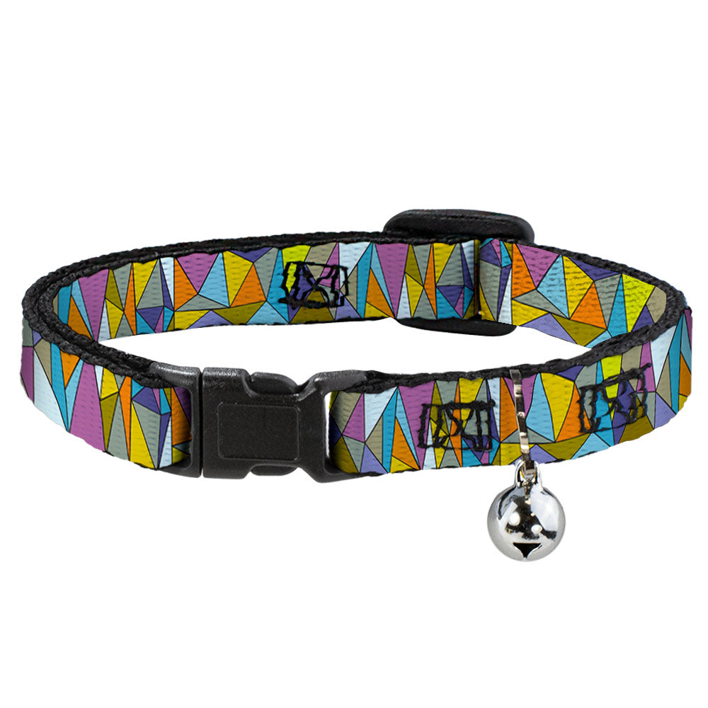 Cat Collar Breakaway - Stained Glass Mosaic Multi Color Breakaway Cat Collars Buckle-Down   