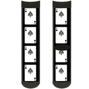 Sock Pair - Polyester - Ace of Spades - CREW Socks Buckle-Down   