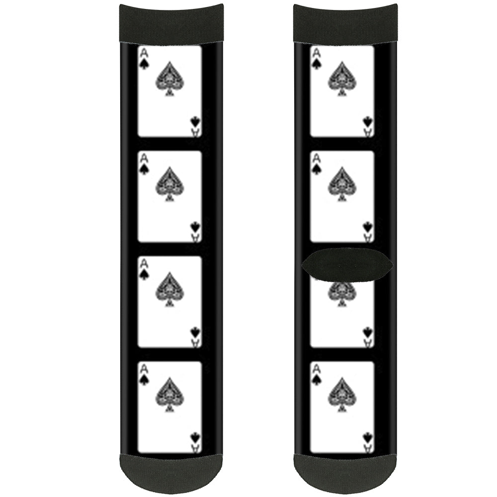 Sock Pair - Polyester - Ace of Spades - CREW Socks Buckle-Down   