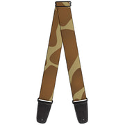 Guitar Strap - Giraffe Spots Tan Brown Guitar Straps Buckle-Down   
