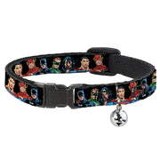 Cat Collar Breakaway - Justice League Elite Forces Superheroes Breakaway Cat Collars DC Comics   