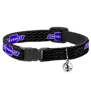 Cat Collar Breakaway - Chevy Bowtie REPEAT w Text Breakaway Cat Collars GM General Motors   