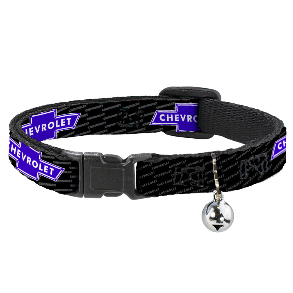 Cat Collar Breakaway - Chevy Bowtie REPEAT w Text Breakaway Cat Collars GM General Motors   