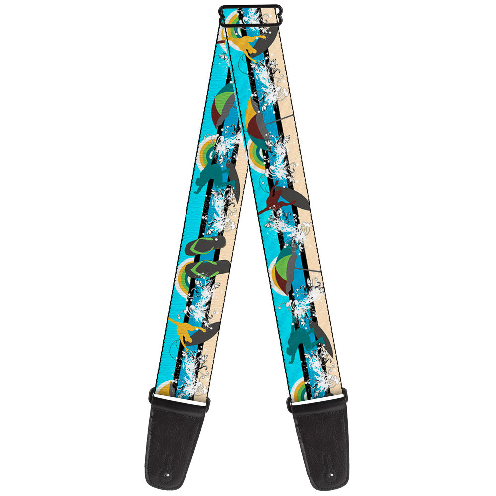 Guitar Strap - Beach Scene 1 Guitar Straps Buckle-Down   