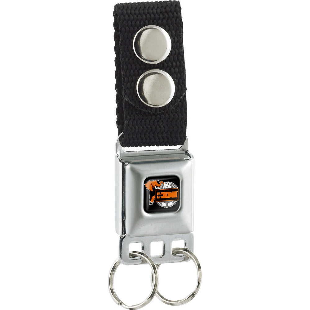 Keychain - HEMI 426 Elephant Logo 50 YEARS 1964-2014 Full Color Black White Orange Gray Keychains Hemi   