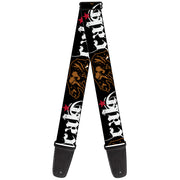 Guitar Strap - CALI w Grizzly Bear Guitar Straps Buckle-Down   