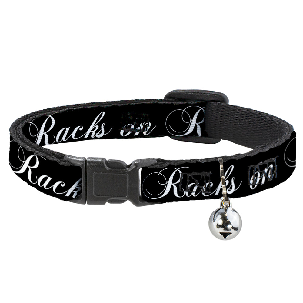 Cat Collar Breakaway - RACKS ON RACKS Black White Breakaway Cat Collars Buckle-Down   