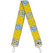 Purse Strap - SpongeBob Window Expressions Pineapple Yellows Purse Straps SpongeBob SquarePants
