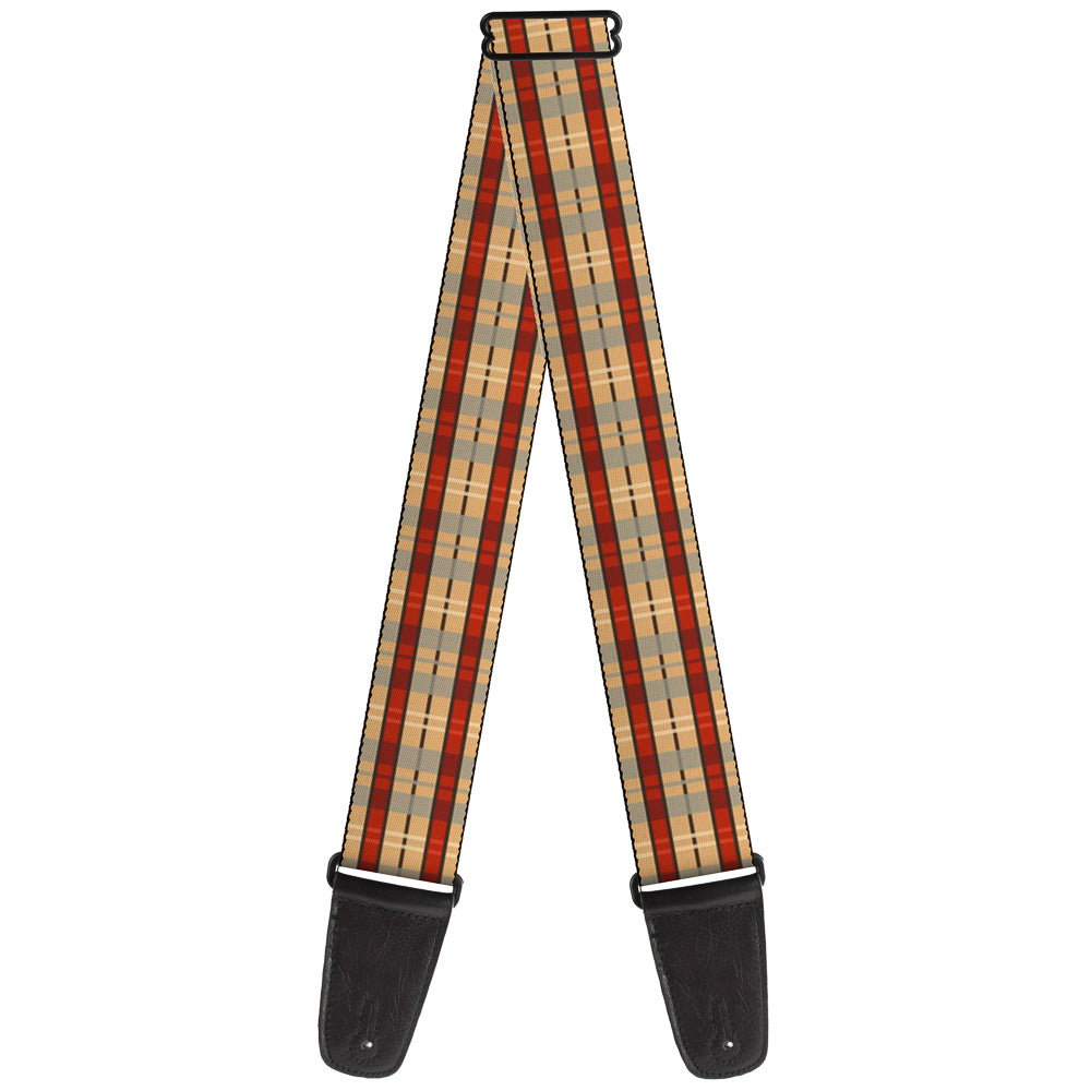 Guitar Strap - Americana Plaid Guitar Straps Buckle-Down   