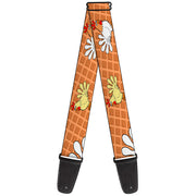 Guitar Strap - Waffle Chicken Poses Guitar Straps Buckle-Down   