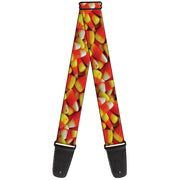 Guitar Strap - Vivid Candy Corn Stacked Guitar Straps Buckle-Down   
