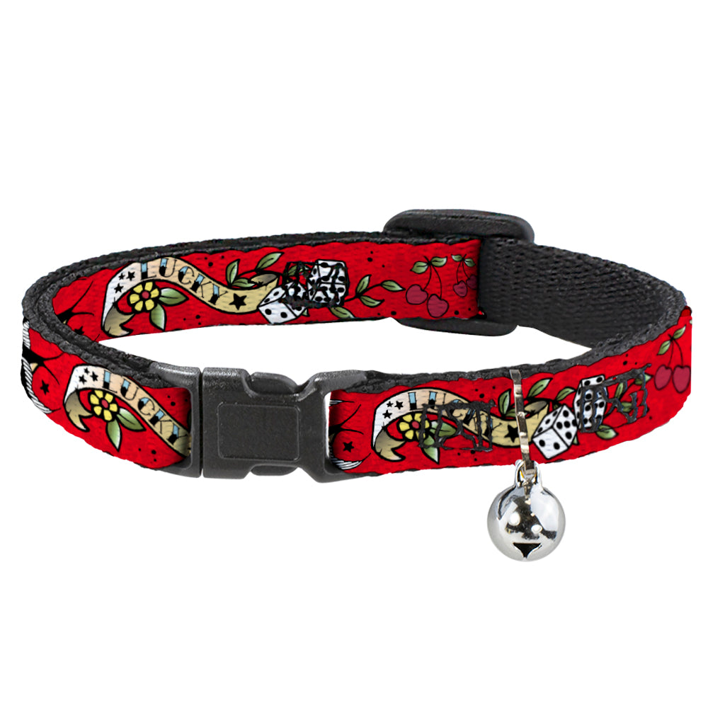 Cat Collar Breakaway - Lucky Red Breakaway Cat Collars Buckle-Down   