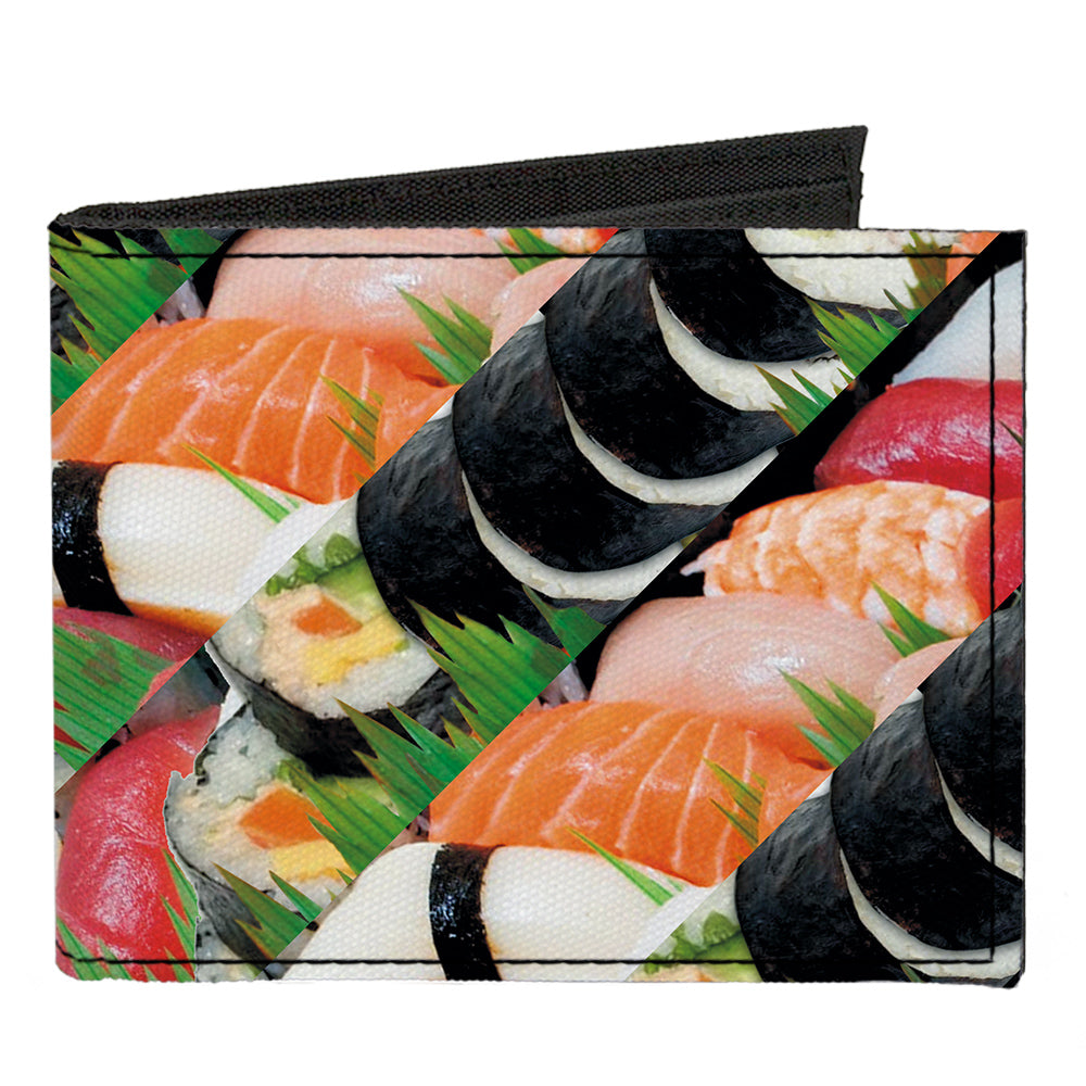Canvas Bi-Fold Wallet - Sushi Vivid Canvas Bi-Fold Wallets Buckle-Down   