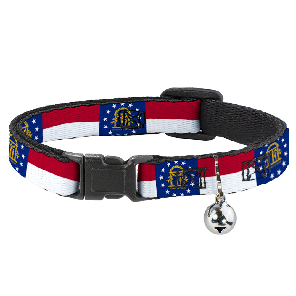 Cat Collar Breakaway - Georgia Flag Breakaway Cat Collars Buckle-Down   