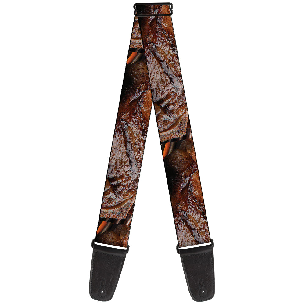 Guitar Strap - Vivid Grilled Steak Guitar Straps Buckle-Down   