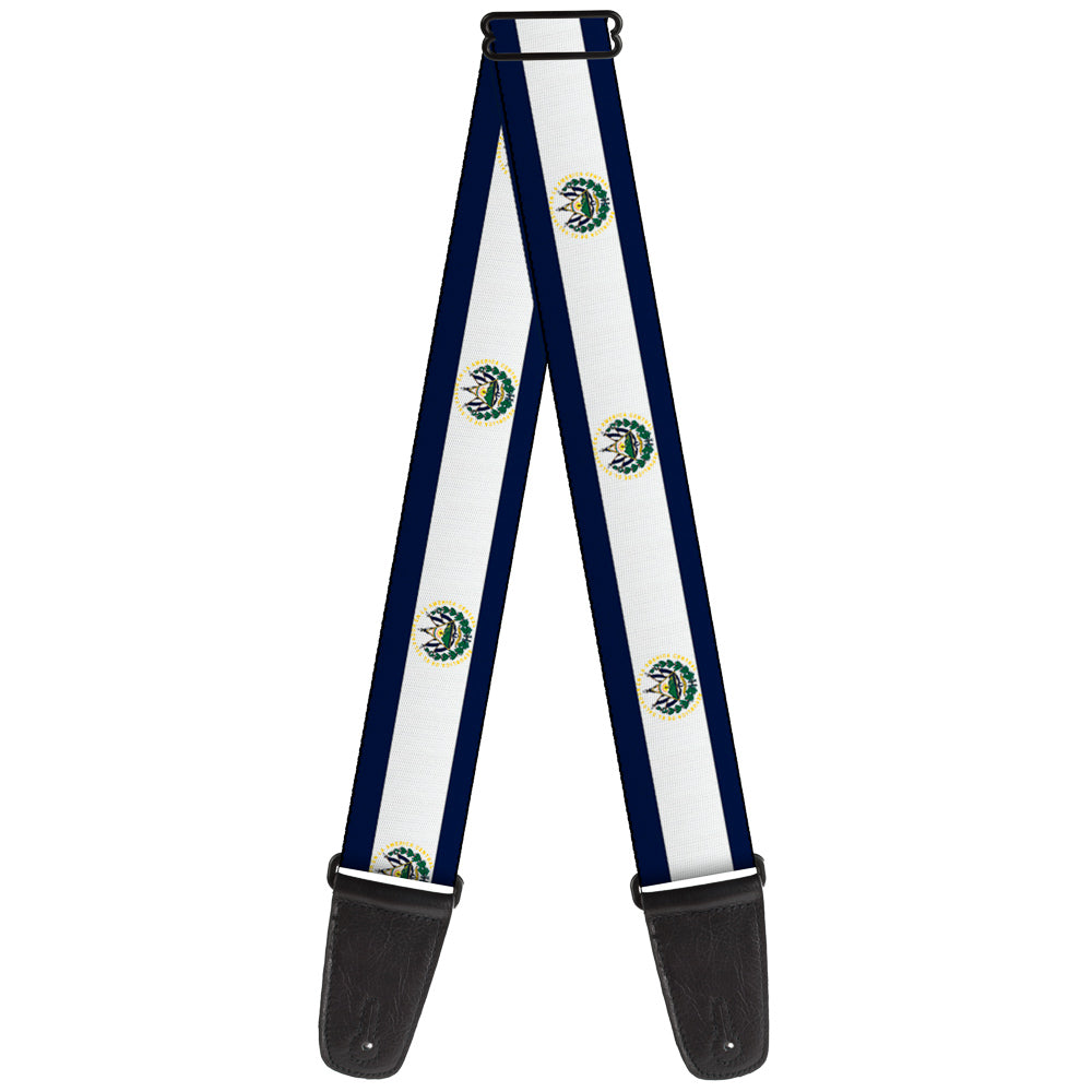 Guitar Strap - El Salvador Flag Guitar Straps Buckle-Down   