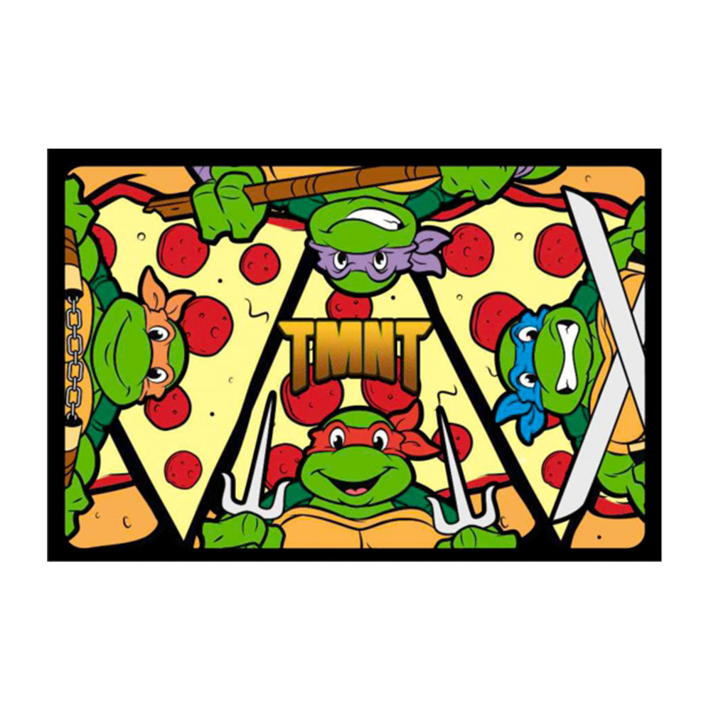 Placemat - TMNT Turtle Battle Poses Pizza Placemats Teenage Mutant Ninja Turtles