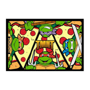 Placemat - TMNT Turtle Battle Poses Pizza Placemats Teenage Mutant Ninja Turtles
