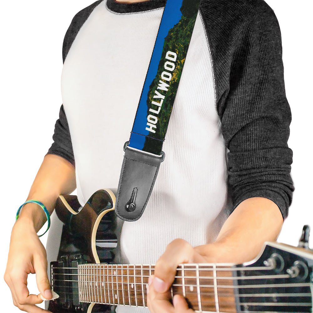 Guitar Strap - Vivid HOLLYWOOD Sign Guitar Straps Buckle-Down   