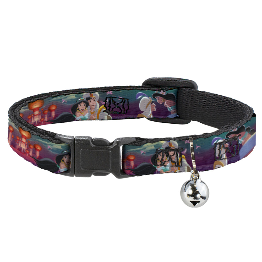 Cat Collar Breakaway - Aladdin & Jasmine Scenes Castle Birds Breakaway Cat Collars Disney   