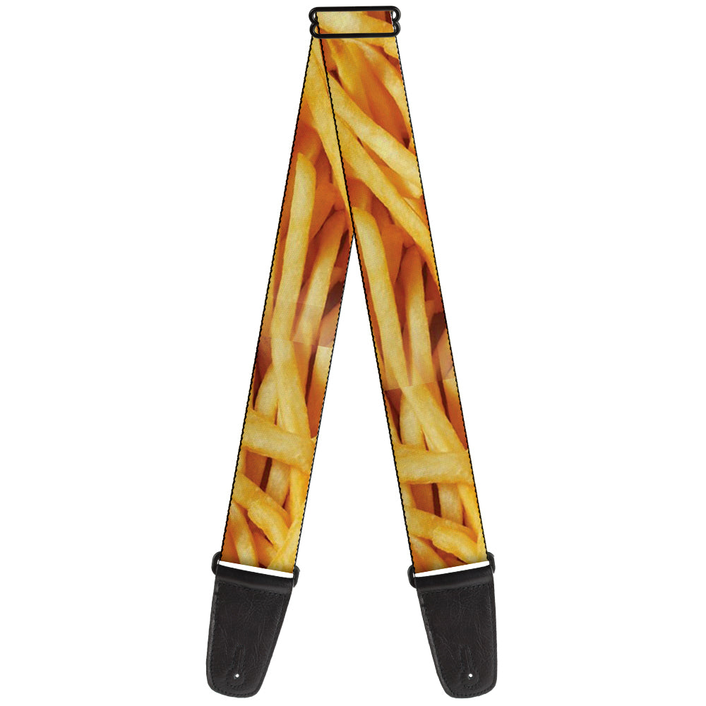 Guitar Strap - Vivid French Fries Stacked Guitar Straps Buckle-Down   