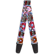Guitar Strap - Donuts & Coffee Cartoon Guitar Straps Buckle-Down   