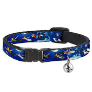 Cat Collar Breakaway - Peter Pan Flying Scene Breakaway Cat Collars Disney   