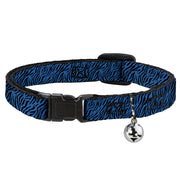 Cat Collar Breakaway - Zebra 2 Turquoise Breakaway Cat Collars Buckle-Down   